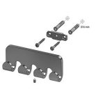 Bisk NATURA króm négyes fogas (04317)