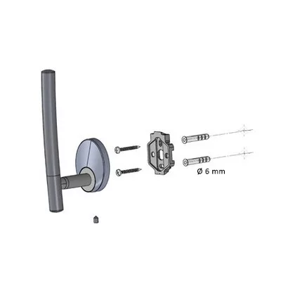 Bisk PASSION tartalék WC papír tartó króm arany (04390)