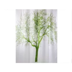   Bisk Nicesea 04439 Tree Green 180x200 textil zuhanyfüggöny (04439)