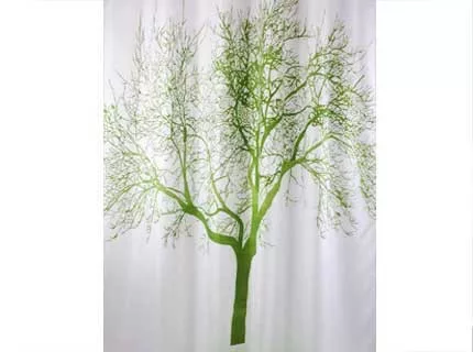 Bisk Nicesea 04439 Tree Green 180x200 textil zuhanyfüggöny (04439)