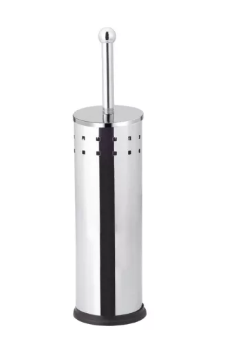 Bisk BASIC 04917 Squares rozsdamentes króm wc kefe (04917)