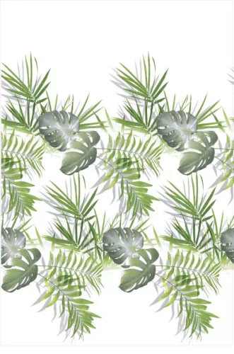 Bisk Nicesea 05591 Kakadu textil zuhanyfüggöny, fehér new (05591)