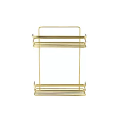   Bisk NIAGARA GOLD 05772 két szintes fali polc arany színben (05772)