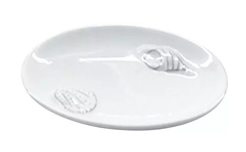 Bisk Nicesea 05969 Beach szappantál fehér (05969)