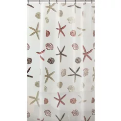   Bisk Nicesea 06027 Starfish Multi 180x200 Peva zuhanyfüggöny  (06027)