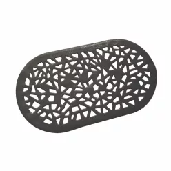   Bisk Nicesea 06760 Grendada fekete 68x39 csúszásmentes szőnyeg (06760)