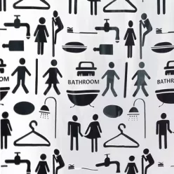 Bisk Couple Peva műanyag zuhanyfüggöny (06847)