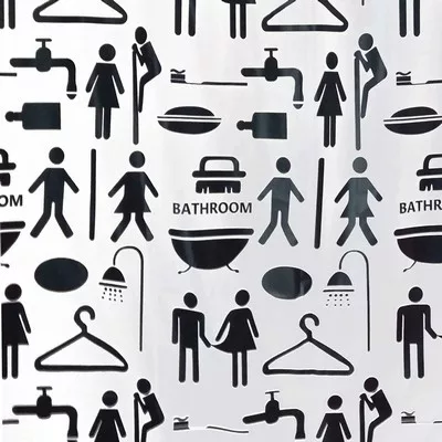 Bisk Couple Peva műanyag zuhanyfüggöny (06847)