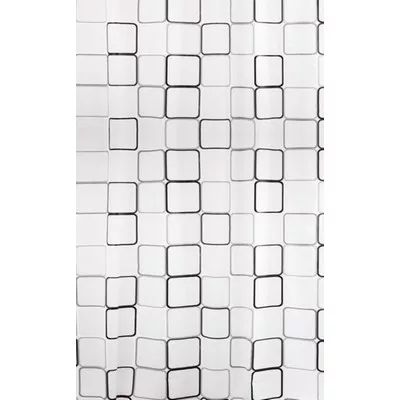 Bisk Malta 2 műanyag PEVA zuhanyfüggöny (06894)