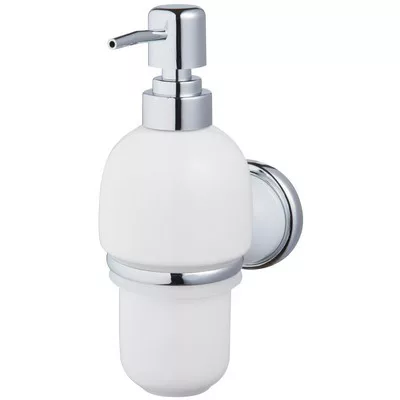 Bisk GRENADA üveg króm folyékony szappanadagoló 06898