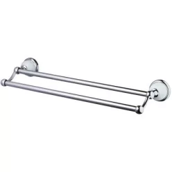 Bisk GRENADA króm dupla törölközőtartó 06907