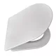 Bisk VENO Slim 06913 D-alakú lecsapódásgátlós duroplast wc ülőke fehér (06913)