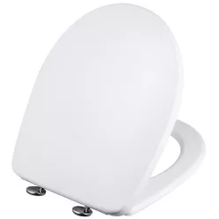 Bisk Vista WC ülőke fehér műanyag Softclose 06975 rajza