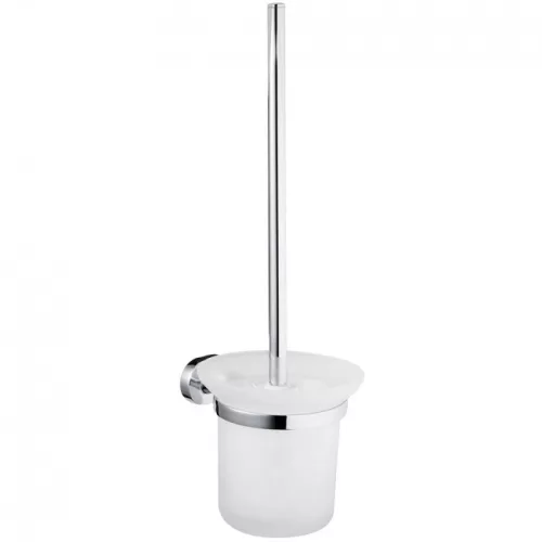 Bisk Go fali WC kefe üveg betét króm 07027