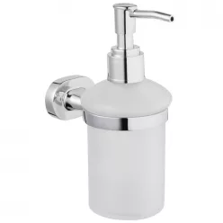 Bisk Go folyékony szappanadagoló króm üveg 07031