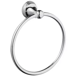 Bisk One törölközőtartó gyűrű króm 07040