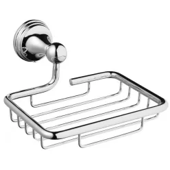 Bisk One rácsos szappantartó króm 07048