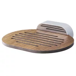 Bisk Bergen szappantartó króm fa 07053