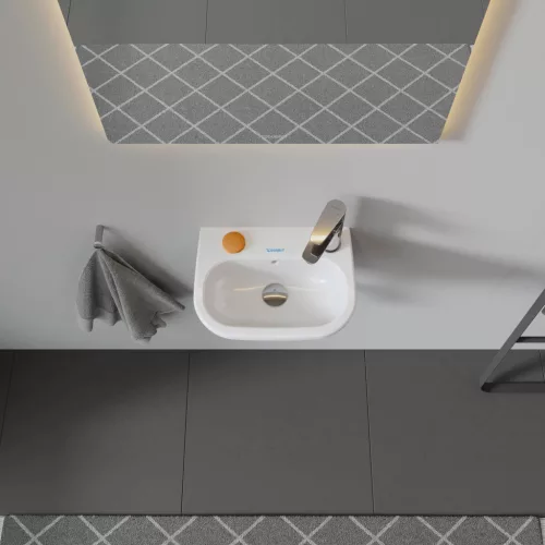 Duravit D-Code Kézmosó fehér Magasfényű 360 mm (07053600092)