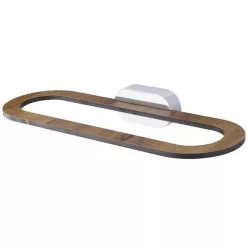 Bisk Bergen törölközőtartó 30 cm króm fa 07069