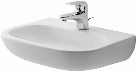 Duravit D-Code Kézmosó Med fehér Magasfényű 450 mm (07074500002)