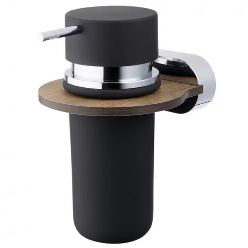 Bisk Bergen folyékony szappanadagoló kerámia króm fa 07101