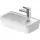 Duravit D-Neo kézmosó csaplyuk jobbra alul mázas 40x22 0739400041 rajz