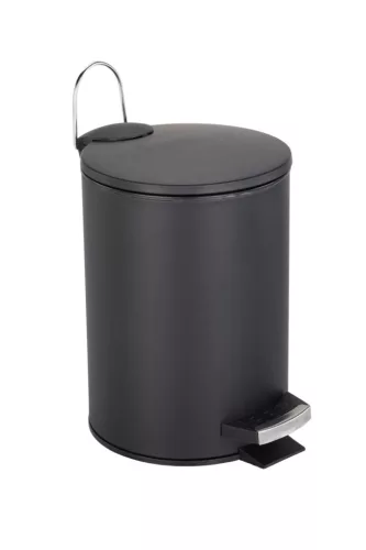 Bisk BASIC 07514 3 L-es pedálos szemetes fekete (07514)