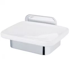 Bisk Tore szappantartó kerámia króm 07826