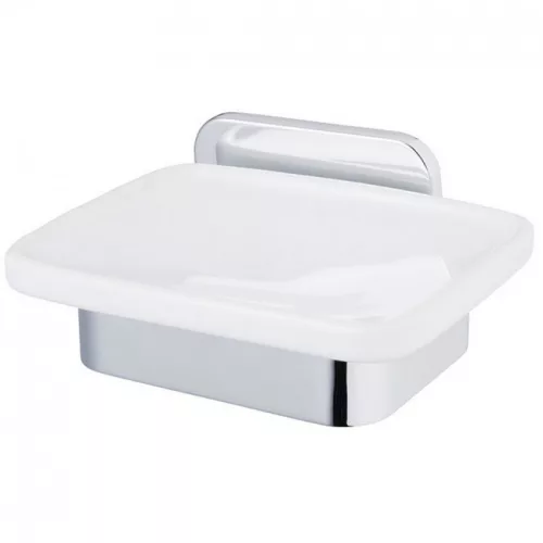 Bisk Tore szappantartó kerámia króm 07826