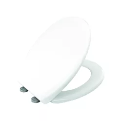   Bisk DUAL 07834 duroplast soft closing wc ülőke, fehér  (07834)