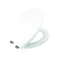 Bisk DUAL 07834 duroplast soft closing wc ülőke, fehér  (07834)