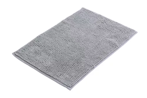 Bisk BASIC 07894 zsenília fürdőszobai szőnyeg, szürke new (07894)