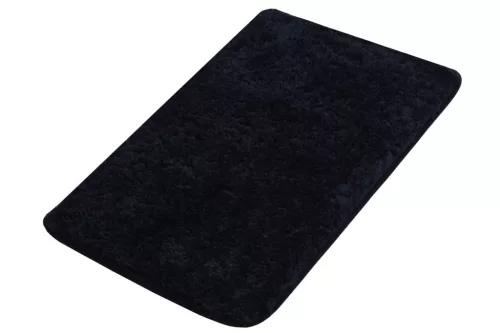 Bisk Nicesea 07923 kádkilépő, fürdőszobai szőnyeg 45X70 cm, fekete  (07923)