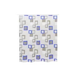   Bisk MONTANA 08089 180x200 peva zuhanyfüggöny 12 db karikával (08089)