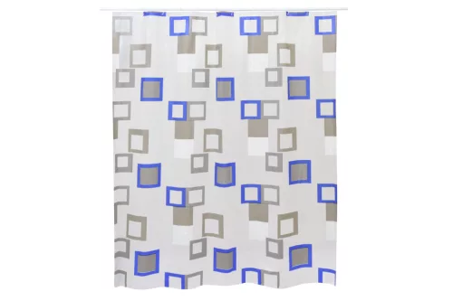 Bisk MONTANA 08089 180x200 peva zuhanyfüggöny 12 db karikával (08089)