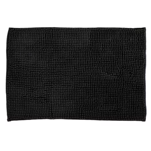 Bisk BASIC 08126 zsenília fürdőszobai szőnyeg, fekete new (08126)