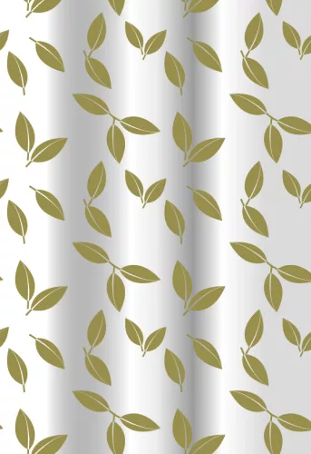 Bisk Nicesea 08175 Madison Gold 180x200 Peva zuhanyfüggöny karikával (08175)