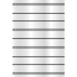   Bisk Nicesea 08179 BLACK/WHITE 180x200 TEXTIL zuhanyfüggöny (08179)