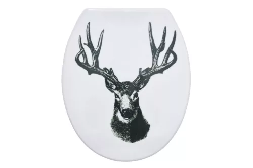 Bisk DEER 08272 lassú záródású wc tető duroplast multi (08272)
