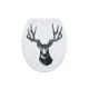 Bisk DEER 08272 lassú záródású wc tető duroplast multi (08272)