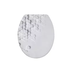   Bisk GEO 08274 lassú záródású wc tető duroplast multi (08274)