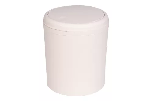 Bisk 08346 Billenő fedeles matt szemetes 5L homok színben (08346)