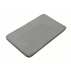   Bisk MOLA 08375 50x80 mikroszálas fürdőszobaszőnyeg, szürke (08375)