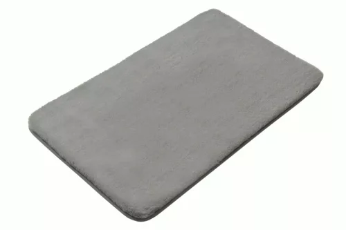 Bisk MOLA 08375 50x80 mikroszálas fürdőszobaszőnyeg, szürke (08375)