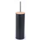 Bisk RADO 08425 hengeres wc kefe, fekete-bambusz (08425)