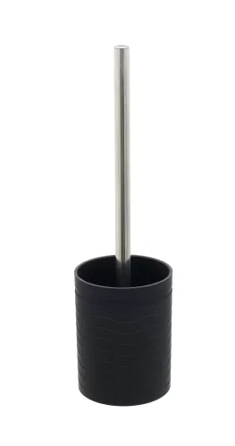 Bisk LINES 08479 wc kefe tartóval matt fekete (08479)