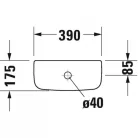 Duravit D-CODE monoblokkos WC tartály fehér 0927000004