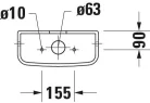 Duravit D-Code öblítőtartály fehér 175 mm (0940000004)