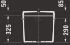 Duravit D-Code öblítőtartály fehér 175 mm (0940000004)